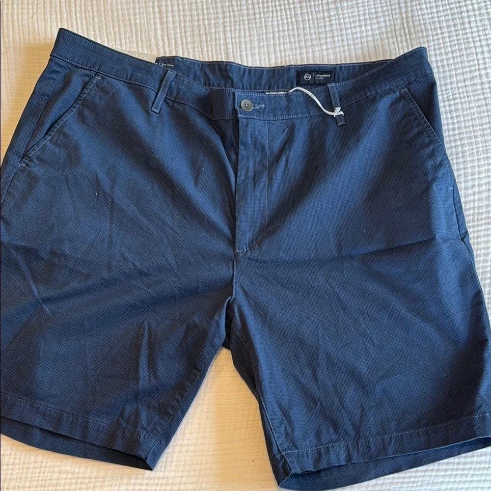 AG Adriano Goldschmied Blue Slim Shorts